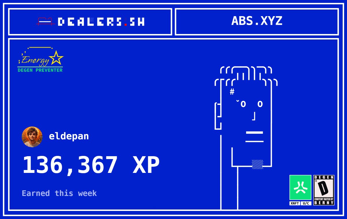 just_fl0wer's tweet photo. gNabs,

+136,367 XP added this week. 

The grind keeps moving, and somehow every week brings a new personal milestone.

Keep grinding and enjoy the Abstract journey! 🚀

@AbstractChain  @Abstract_Eco https://t.co/Sg30Bv3x74