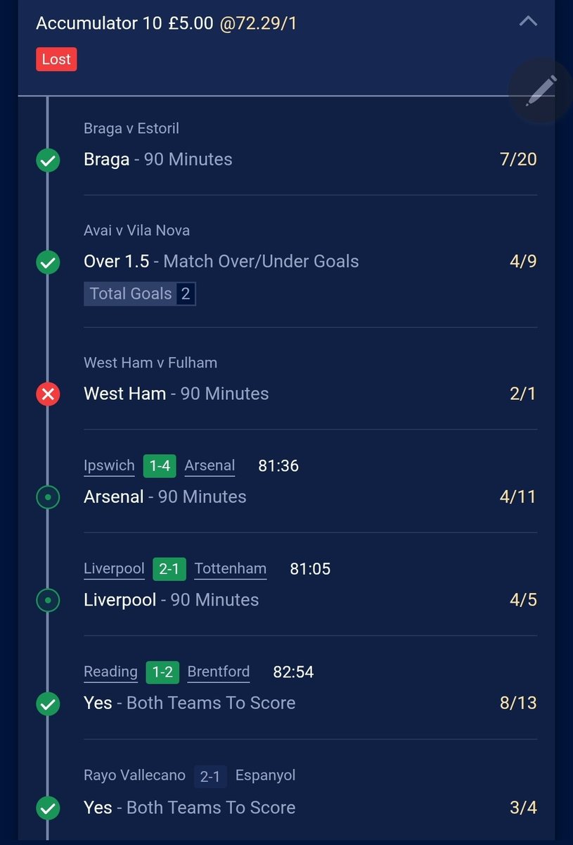 stoneddolt's tweet photo. 🤬😡 im litreally 1  or 2 games off everyday its getting beyond a joke need to trim my accas down abit I just likr going for big ones tho lol so close every day https://t.co/1LC4ncM0m1