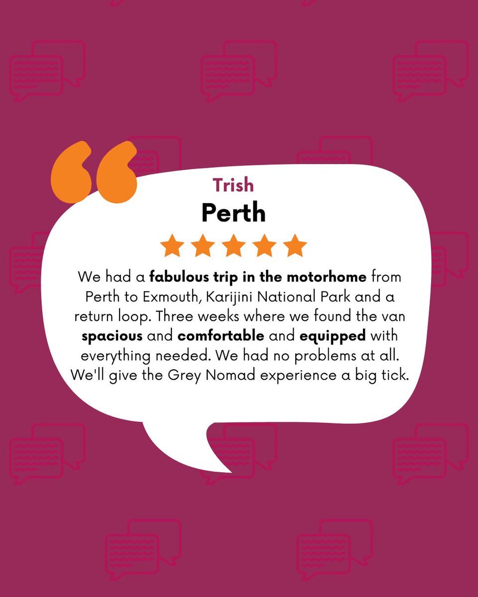 MelvinSheaff's tweet photo. Explore Western Australia in comfort https://t.co/h1OfpBvpau