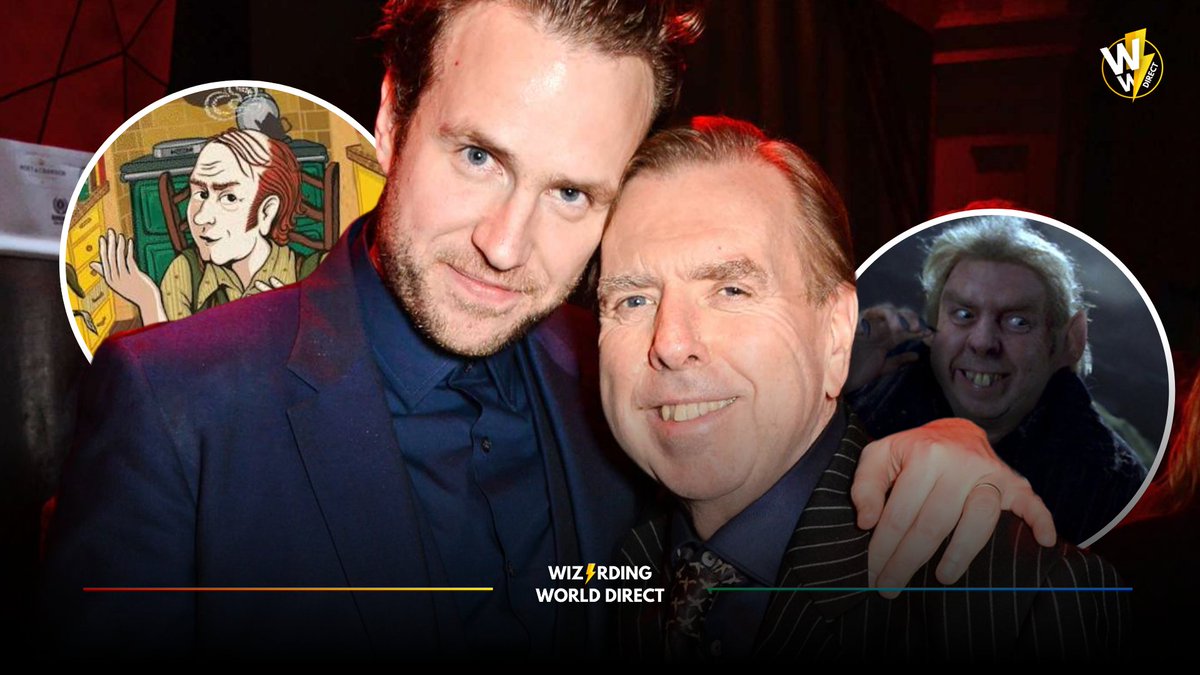 WW_Direct's tweet photo. Timothy Spall, Peter Pettigrew in the HARRY POTTER films, with his son, Rafe Spall, Arthur Weasley in the HBO series

From a rat to the father, they're both part of the Weasley family 🐀🧡 https://t.co/5i5joxSJ9d