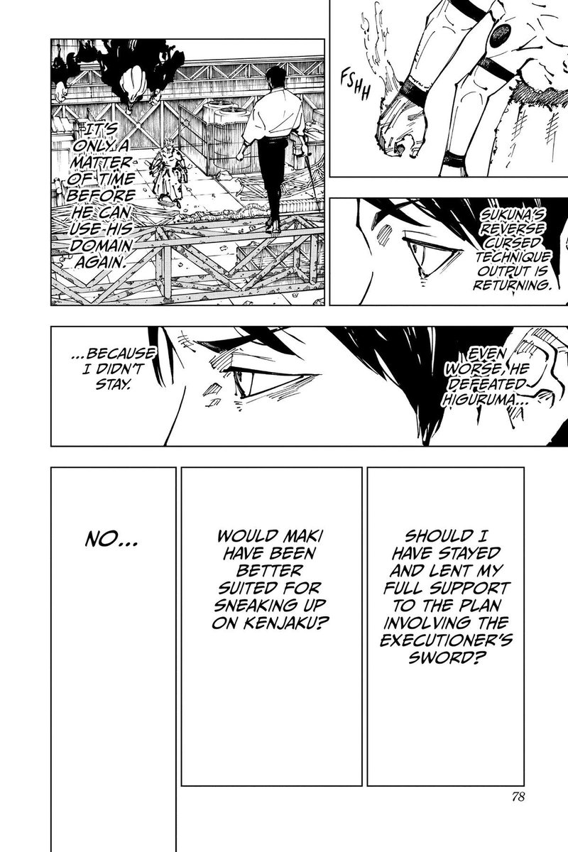 cursed_days's tweet photo. @blkcatgirlsplz Why do you keep blaming Megumi despite the fact he was put into the kill your will to live and sister water? also yuta directly blames himself for it, and its acknowledged in the last few chapters his planning was flawed

(last 2 are related to megumis soul being submerged) https://t.co/FFB6Qtgyy0