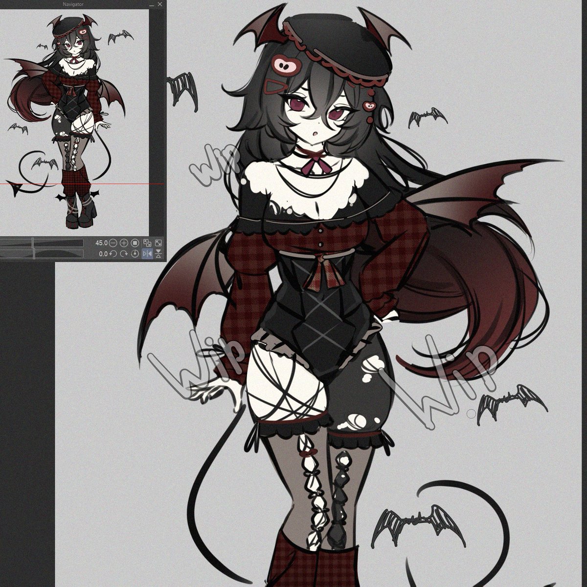 kettarri's tweet photo. Apple Bat🦇🍎 #WIPㅤ https://t.co/QbOqIFVayM