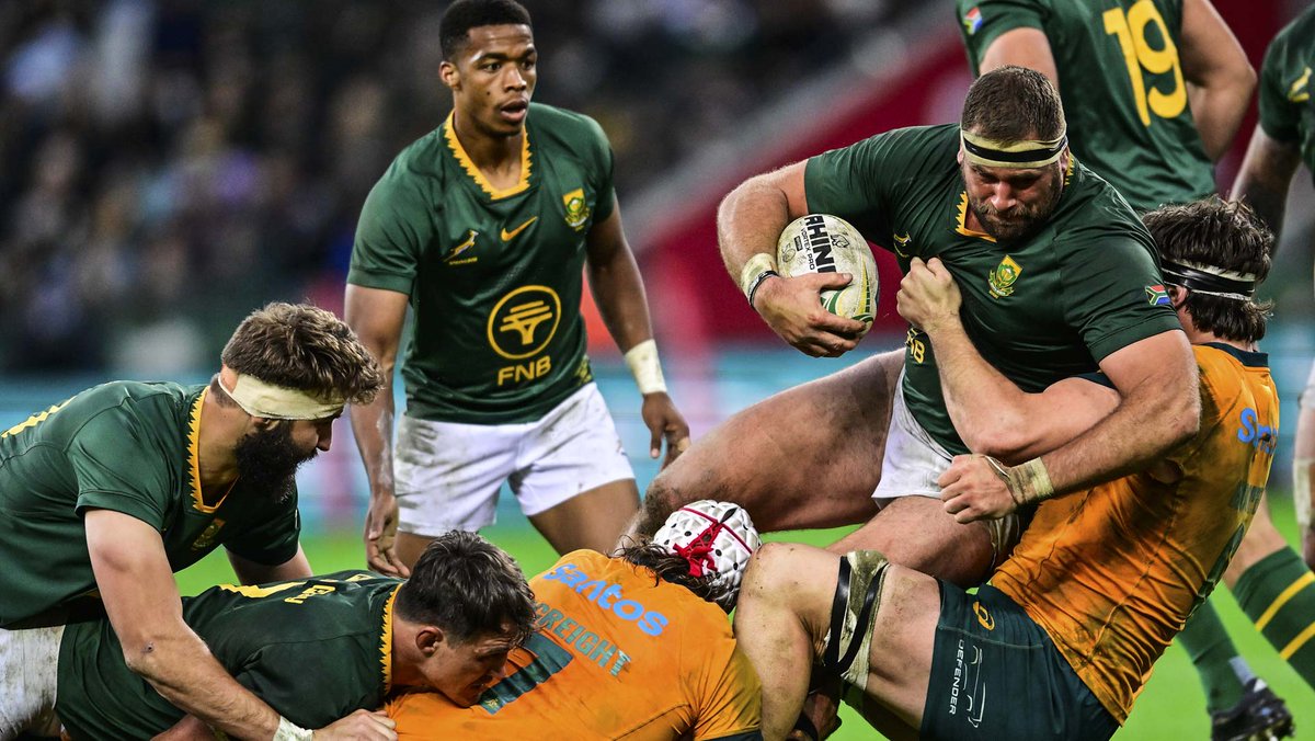 Springboks's tweet photo. It has taken them more than 17 hours, but the #Springboks have touched down in Australia, where they will face the Wallabies on 27 September - more here: https://t.co/MJrRy0oG6f 🇦🇺
#ForeverGreenForeverGold https://t.co/HpWecNaWyh