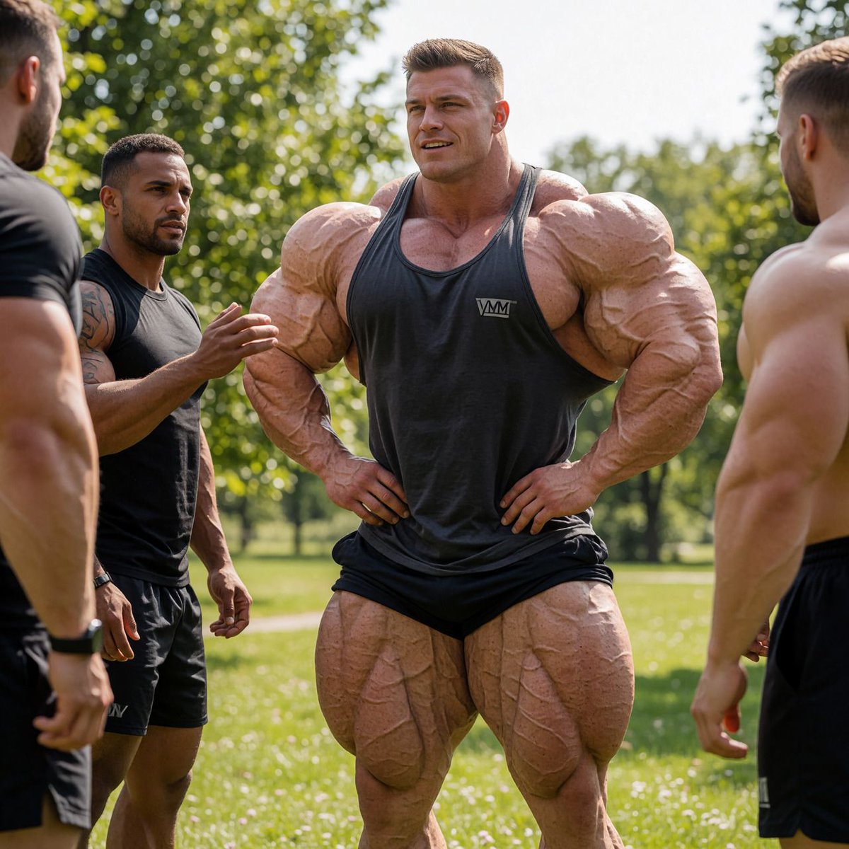 VirtualMuscles's tweet photo. Coach 💪

#aiart #bodybuilding #aimuscle #handsome #male #muscular #muscle #bodybuilder #bodybuildingart #virtualmuscles #gayart https://t.co/v2Iu8RM5k9