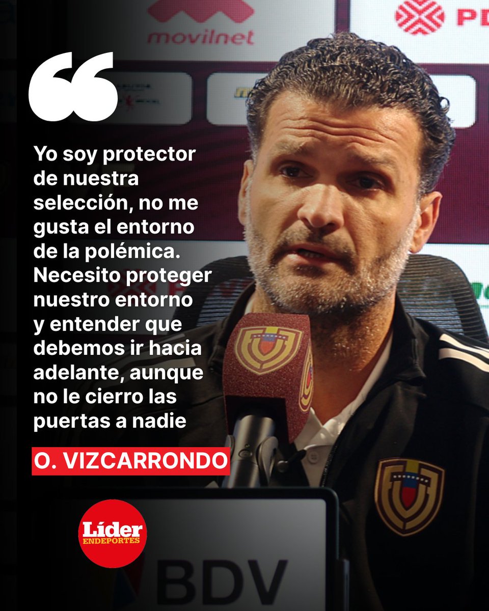 LiderEsDeporte's tweet photo. Estas fueron las declaraciones de Oswaldo Vizcarrondo, seleccionador nacional, en relación a algunas ausencias en la convoctoria de cara a los próximos amistosos.

#vizcarrondo #rondon #vinotinto #liderendeportes https://t.co/jojDJqci81