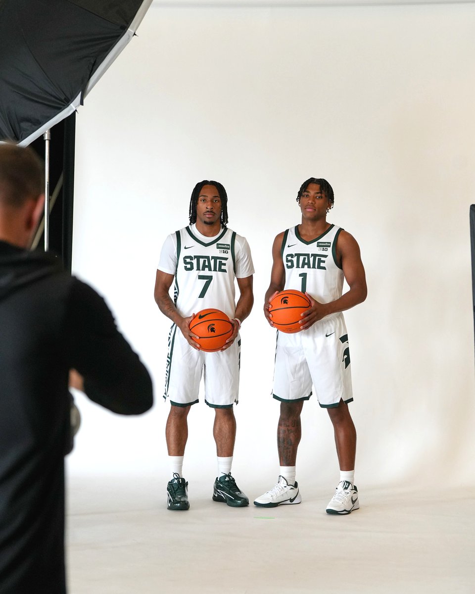MSU_Basketball's tweet photo. Content day 📸 https://t.co/cNj9OJ2Qme