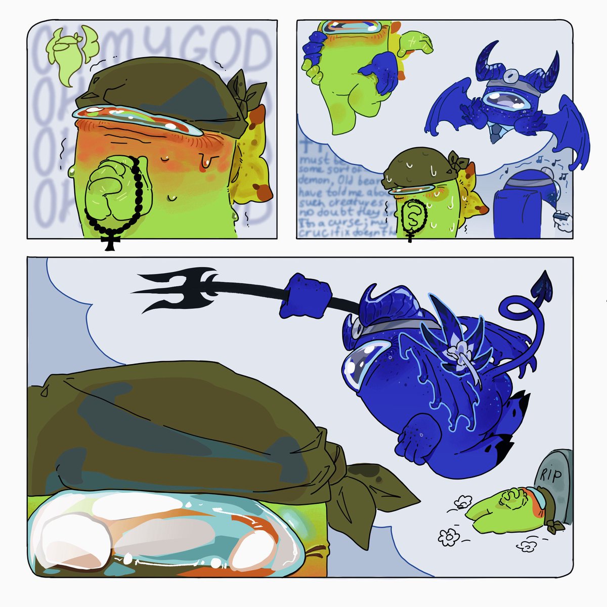 Vivkantem's tweet photo. Thanks for reading! I’ll try to release pages as quickly as my studies and work allow, but I’m truly passionate about this. I’ll probably do a separate special — the story of Lime’s mother — a bit later on.
P2/?
#amongusshow #amongus #blime https://t.co/06Dd0CSNXC
