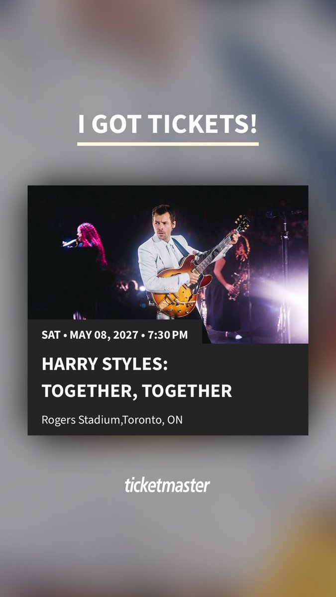 adorehsxxwittek's tweet photo. I’LL SEE YOU IN TORONTO BITCH @Harry_Styles https://t.co/dFuGJ23imH