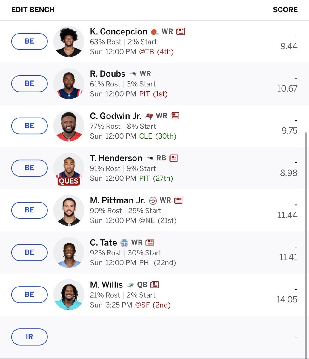 TsochBets's tweet photo. @PPRFantasyTips 10 man superflex league with some guys at work. https://t.co/lnFxTvOMDV