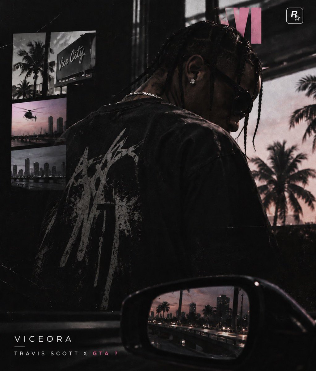 VICEORAweb's tweet photo. 🚨 TRAVIS SCOTT x GTA VI? 👀

Travis Scott may have just teased a potential collaboration with GTA VI.

Nothing confirmed by Rockstar yet — but the timing is interesting.

Would you want Travis in GTA VI?

#GTAVI #GTA6 #TravisScott #RockstarGame https://t.co/2frj13fw8a