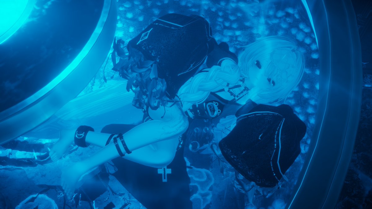 RuruneAquarium's tweet photo. キャスト紹介

- 4期生 -

キャスト名：ゆゆの気まぐれ

「 中身も…お姉さんだよ？　ほんとだよ…？
とりま、仲良くしてね！！！ 」

#VRChat #ルルネ水族館 https://t.co/FmovPTV1KO