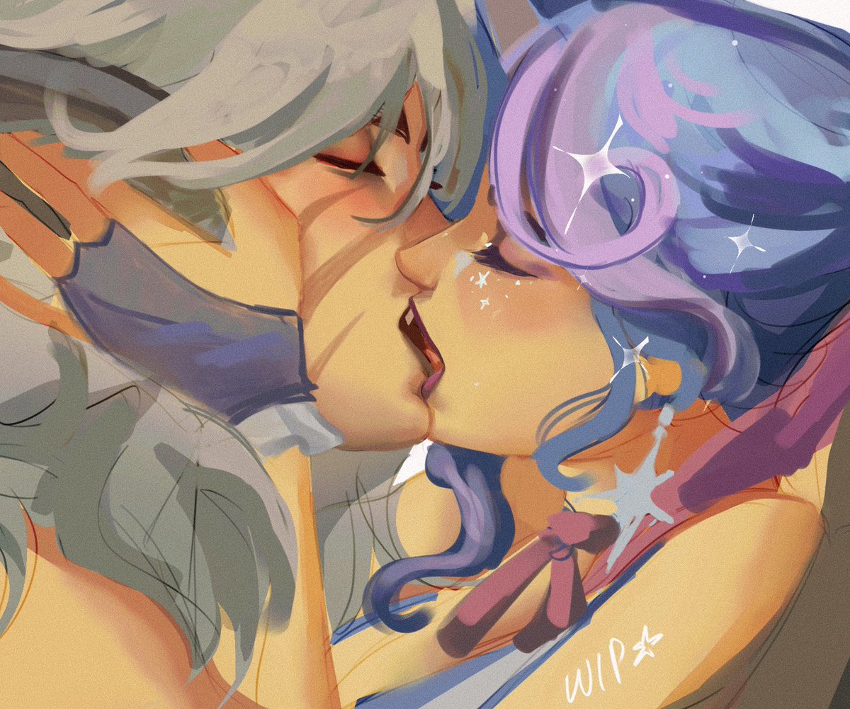 kaifu_ato's tweet photo. Hungry wolf, tasty unicorn #deadlock #moonshine https://t.co/waD5JyGHwo