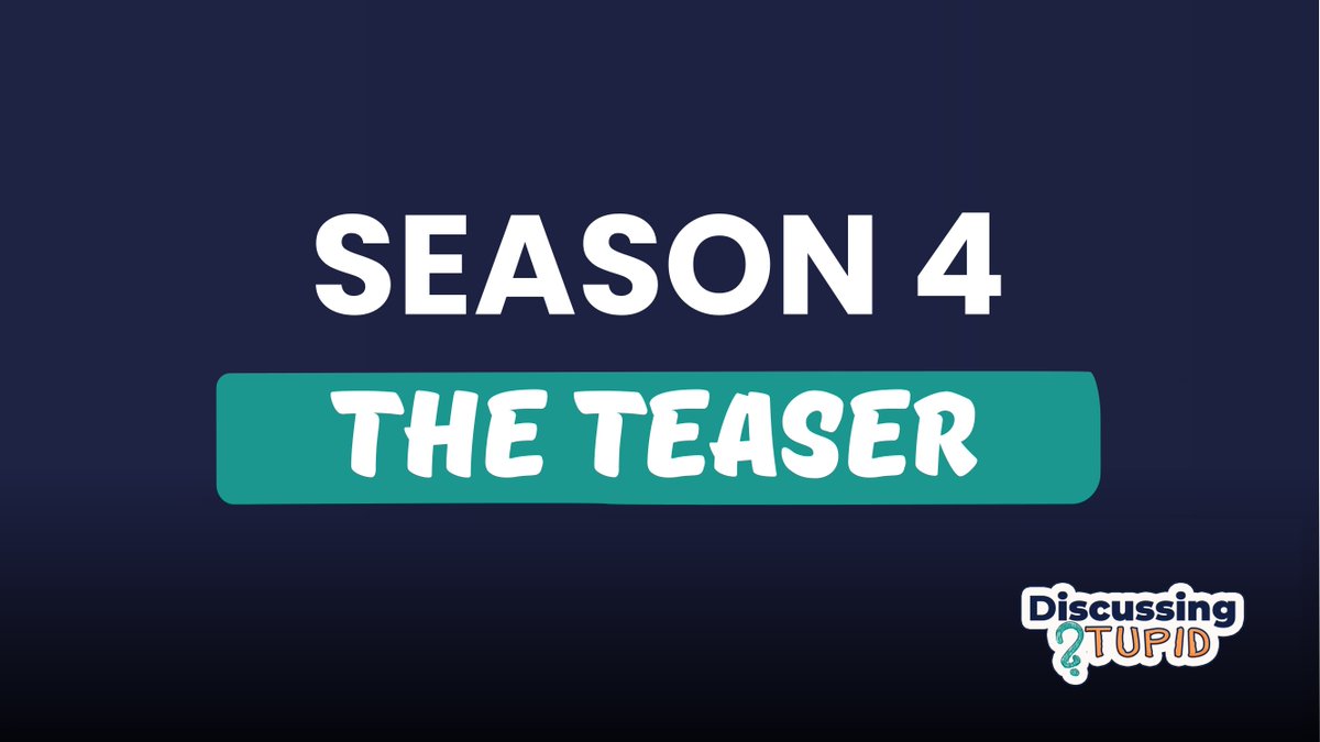 DiscussStupid's tweet photo. Season 4 of Discussing Stupid starts 10/6

Last season: 18 episodes on AI. What we learned? Most AI problems aren't AI problems, they were already there.

Season 4 zooms out. Accessibility, UX, design trends, content, search, all of it..

Teaser out now!

https://t.co/hZRZXS9lYM https://t.co/pAFbyugOM3