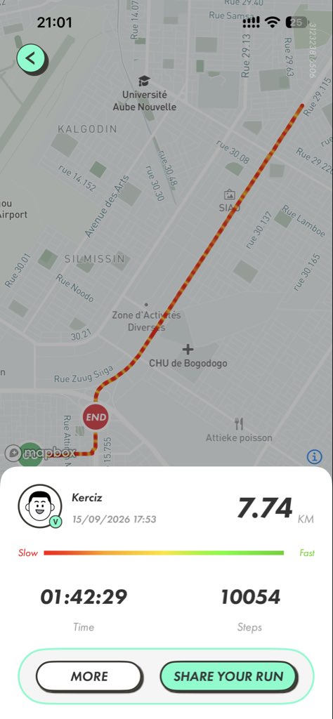 erickzongo's tweet photo. #STEPNEMBER5

Day SIXTEEN (week3) 
 @Stepnofficial @STEPNeur @CioSilv @KleberSTEPN @TatsianaSTEPN @STEP_iN_CRYPTO https://t.co/OYZJeLpFjL