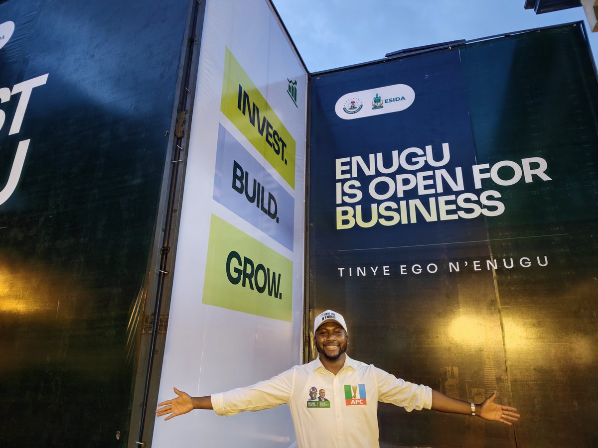 im_drnnamani's tweet photo. There are moments you look back, not to celebrate how far you’ve come, but to remember why you refused to stop.

Under H.E. Dr. Peter Mbah, we are building an ESIDA that moves at the speed of business and gives investors confidence in Enugu.

This is more than a campaign. It is a promise.

Until the last day, the work continues.

INVEST ENUGU. TINYE EGO N’ENUGU.
THE FUTURE IS HERE.

#InvestEnugu #ESIDA