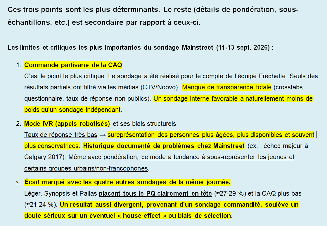 AlexJ28833702's tweet photo. @maximeroycaq @CFrechette Il faut le faire :
Réalisé pour Team Fréchette L'Équipe /CAQ.
🚩Seuls des résultats partiels ont été diffusés via les médias.
🚩🚩Incohérence avec les autres sondages.
#PolQc #Québec #Élections #SIFA (1 milliard de $ ?). https://t.co/tdMbgwTbuZ