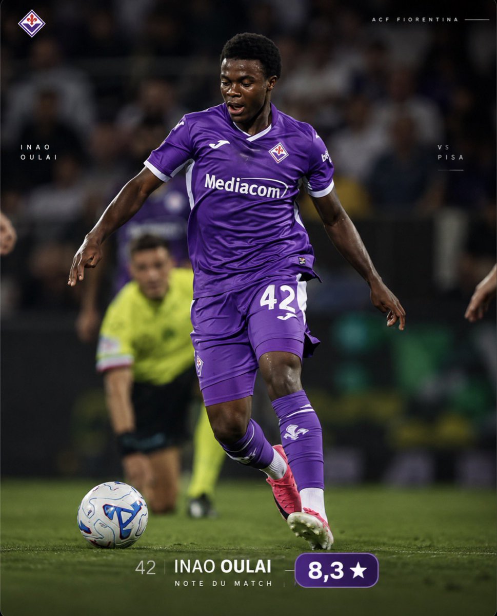 logredou's tweet photo. 🇨🇮 Inao homme du match contre Pisa 

⏱️ 90 minutes jouées
⚽ ballons touchés : 100
👟 passes réussies : 85/86
🎯 précision des passes : 99 %
🔑 passes clés : 3
✨ dribbles réussis : 3/4
🦵🏾 ballons récupérés : 7
💪🏾 duels remportés : 6/9
🛡️ actions défensives : 3 https://t.co/DlXhzKDnBZ