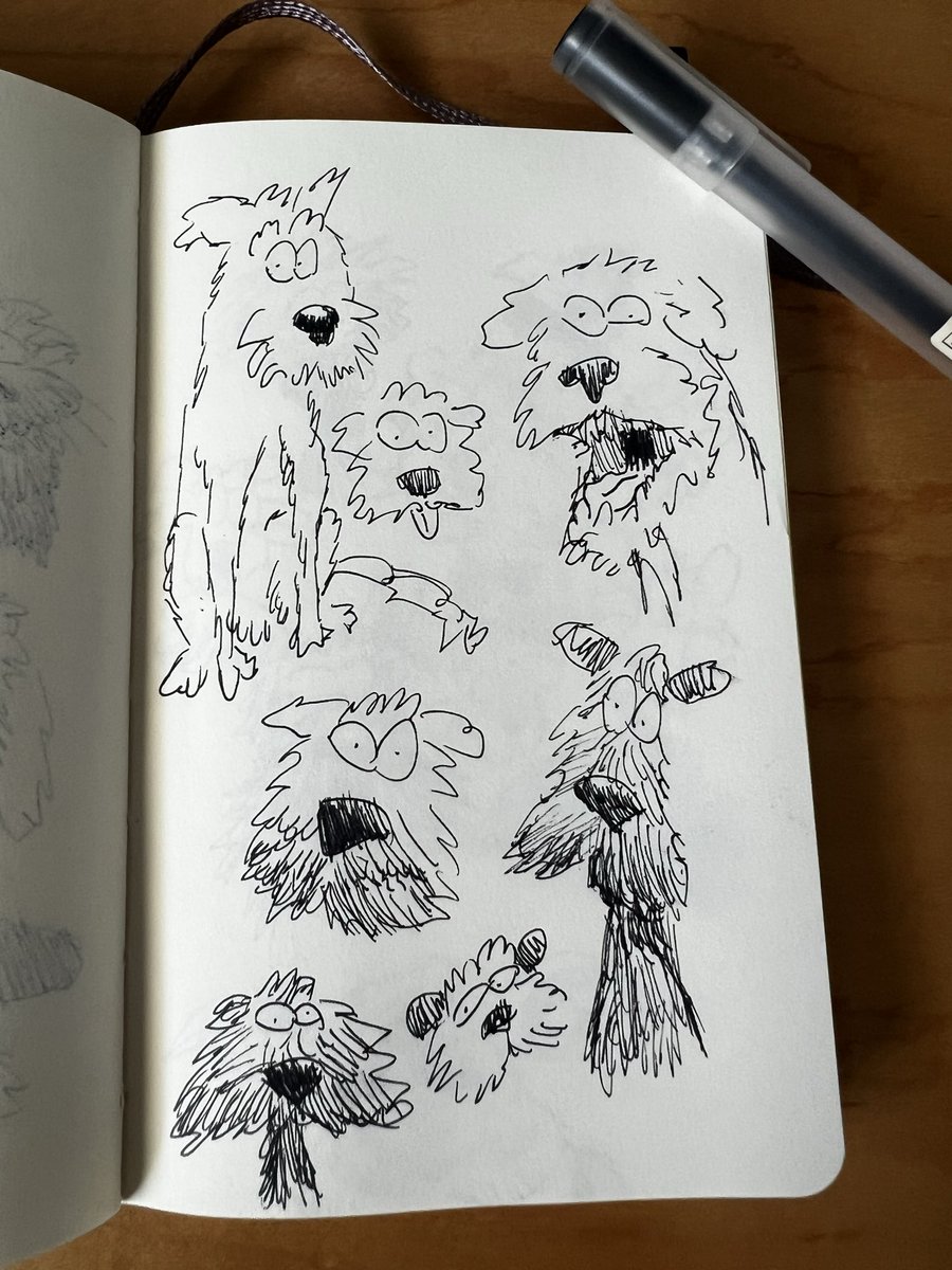 MagicSwordFilms's tweet photo. Tiny sketchbook dump https://t.co/Kd87Y24PHm
