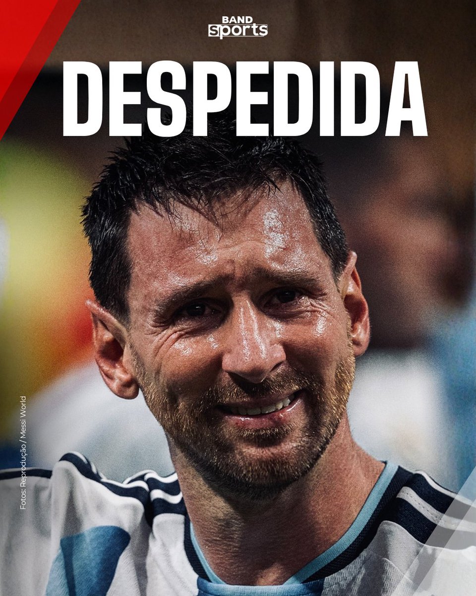 bandsports's tweet photo. MESSI CONVOCADO 🥰
É O JOGO DE DESPEDIDA ☹️
Lionel Messi foi convocado e jogará apenas no último amistoso da seleção argentina desta Data Fifa contra Benim, no dia 6 de outubro, no Monumental de Núñez. O ÚLTIMO TANGO! 👔
#BandSports #Messi #Argentina #CopadoMundo #Aposentadoria