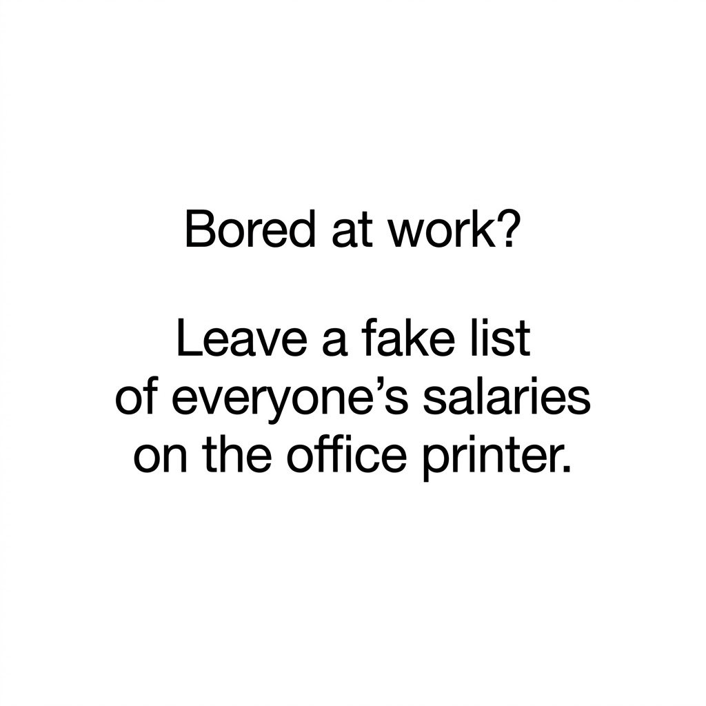 itsmrpopculture's tweet photo. And let the fun begin... 😂💯 #boredatwork #work https://t.co/szfGiiBieY