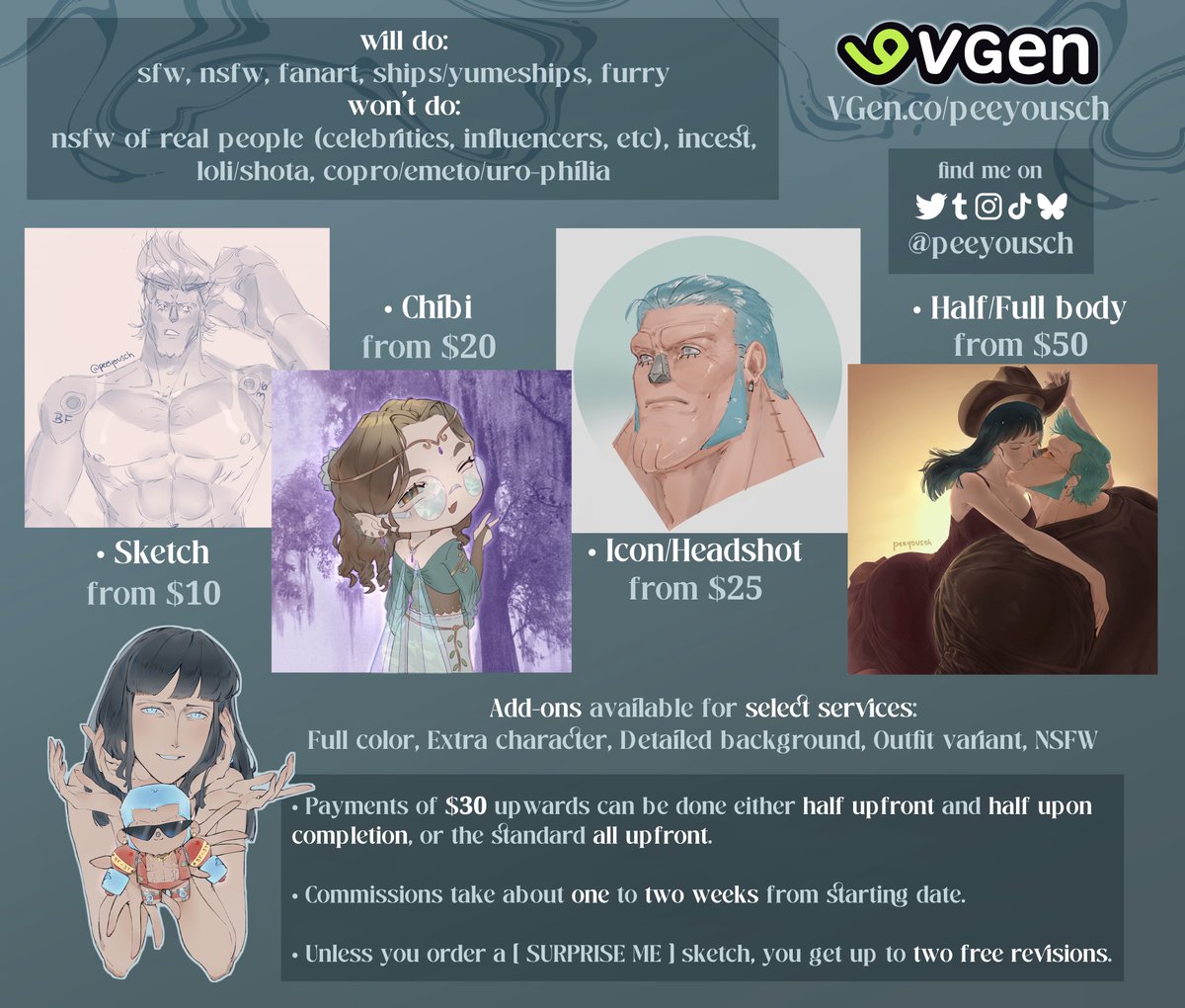 peeyousch's tweet photo. VGen Comms OPEN!!!⋆⭒˚｡⋆

RTs are greatly appreciated<3

here’s my link: https://t.co/Qw22cSzuAe 🍃 https://t.co/IpqNUBfd67