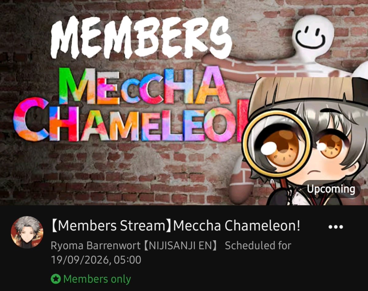 korichii_'s tweet photo. 💳 2 waiting rooms are up!
🔫 APEX LEGENDS with BB and Leon
📆 September 15/16
⏰️ 9PM PDT | 1PM JST (+1)
🎨 Meccha Chameleon with Ryomembies
📆 September 18/19
⏰️ 8PM PDT | 12PM JST (+1)
#RyomaLive https://t.co/3GcRXzoVw9