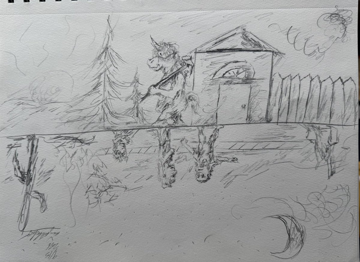 SkiddleXander's tweet photo. Buddy :3 #buddytheunicorn #buddy #horror #comedy #artwork @Buddy_The_Uni https://t.co/5P5NYIyJEf