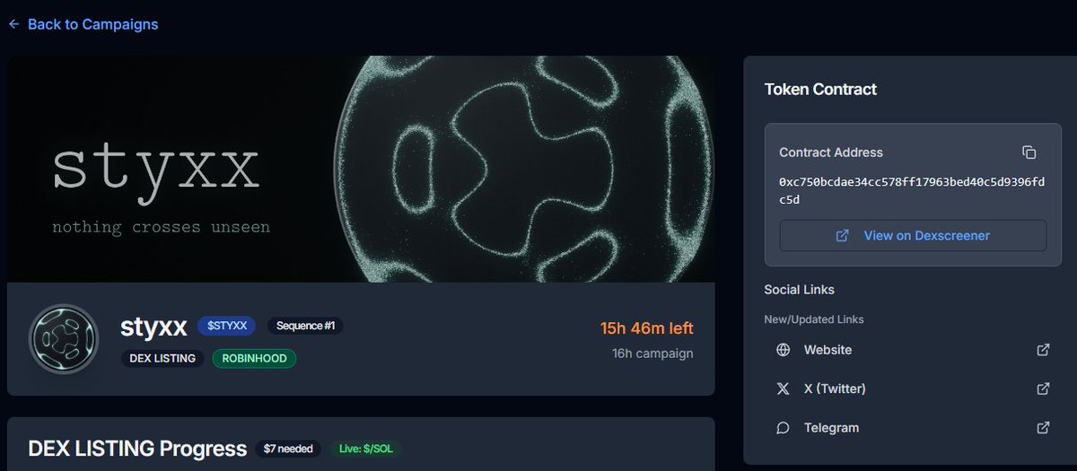 The_DexVault's tweet photo. DEXVAULT HISTORY JUST CHANGED 🚨

#STYXX is officially the FIRST Robinhood Chain token ever to run a DexVault campaign 🧠⚡️

That makes #STYXX the one opening the door

The narrative behind it?
@fathom_lab  is building tools to measure, audit, and challenge AI systems instead of blindly trusting their outputs.

CA: 0xC750bcdAe34cC578Ff17963bed40C5d9396fdC5D