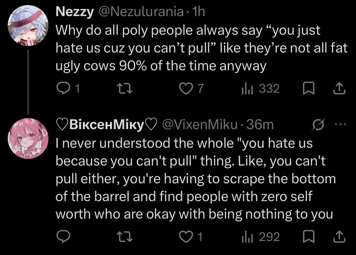 imsoscrunklyyy's tweet photo. but i dont know why we have to stereotype people like this, the idea that the people i love are a " cuck fetish group " and are " nothing to me " disgusts me how do you talk this way about an entire group of people so confidently https://t.co/LCsUarEVvk
