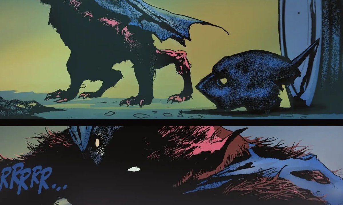 batmancurated's tweet photo. batman: full moon; art by stevan subic https://t.co/croz8Mrxgr