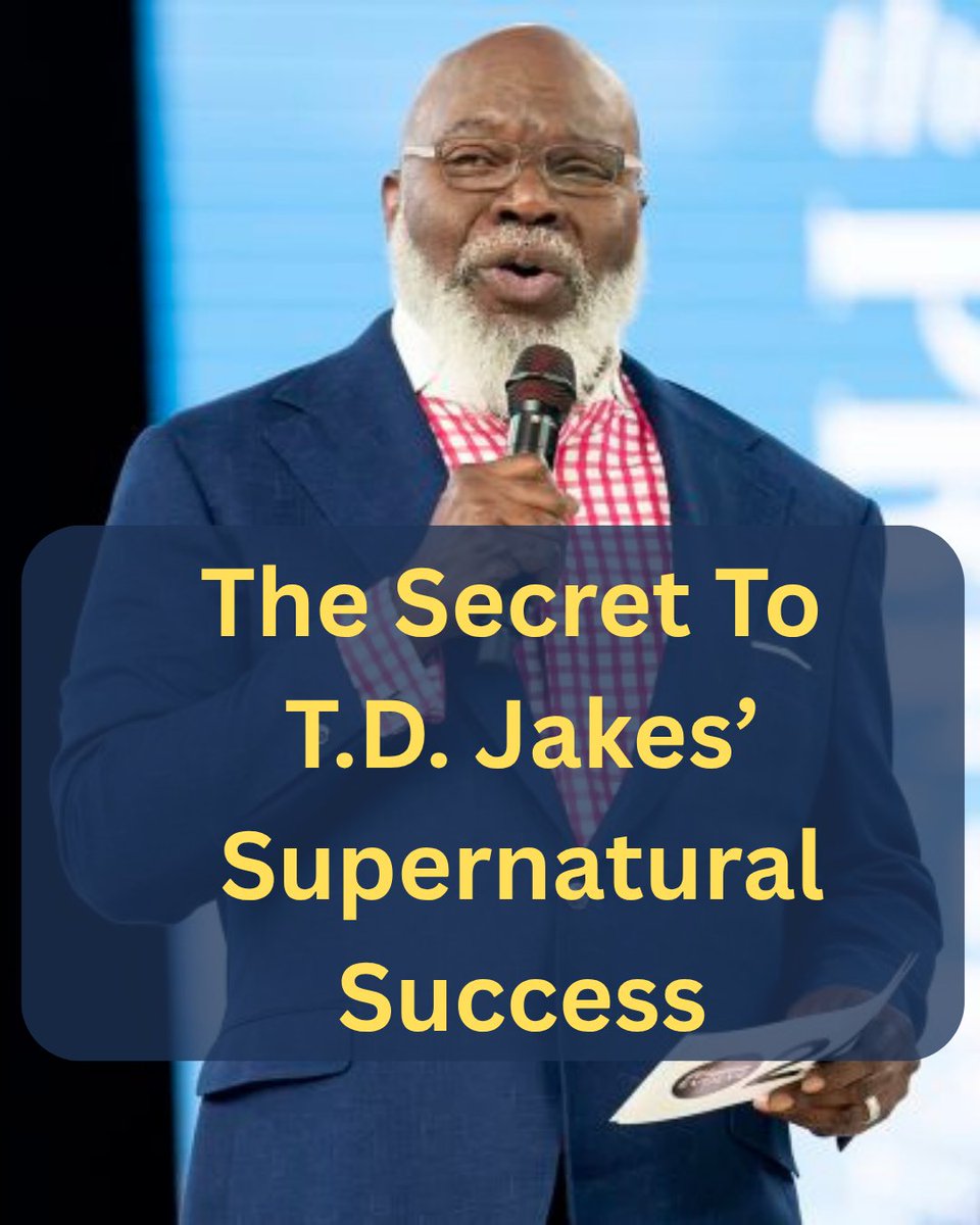 hermangarner3's tweet photo. The Secret To T.D. Jakes’ Supernatural Success | Herman Garner

https://t.co/Ffa0GKQrxT

#TDJakes #church #pottershouse #hermangarner #amisanalysis https://t.co/T9qzW0E0Ad
