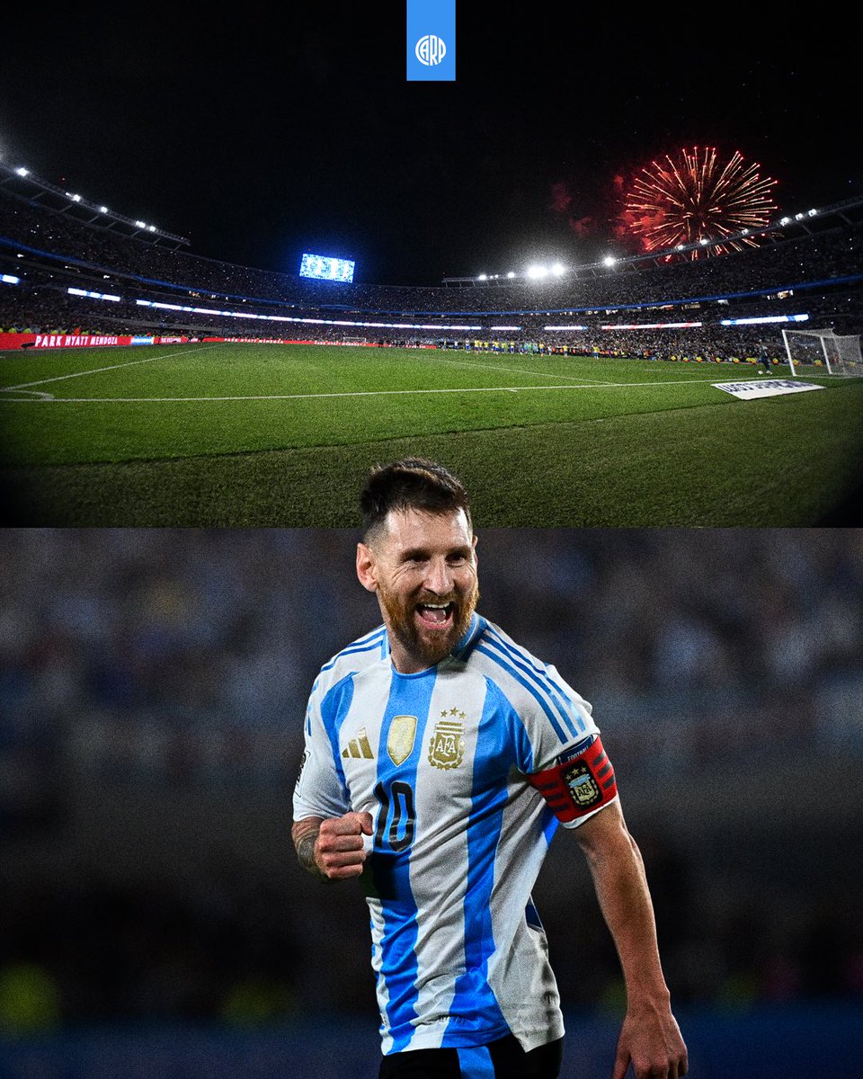 RiverPlate's tweet photo. El 6 de octubre, 𝗠𝗲𝘀𝘀𝗶 𝗲𝗻 𝗰𝗮𝘀𝗮: el último capítulo de una historia eterna y Monumental 🐐🇦🇷 https://t.co/hrkmTdxFD0