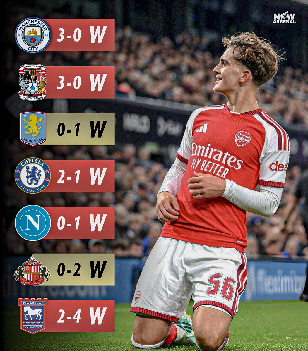 thesonof_Ra's tweet photo. 5 things we learnt from Ipswich vs Arsenal 

1. Kepa must never be in goal again. 
2. Arteta is a madman 9 changes in the starting lineup and the team looked solid. 
3. 7/7 games won, 12 goals scored no set piece 
4. Hale End youth academy is better. 
5. Max Dowman is the future https://t.co/FWsj1o1P7q