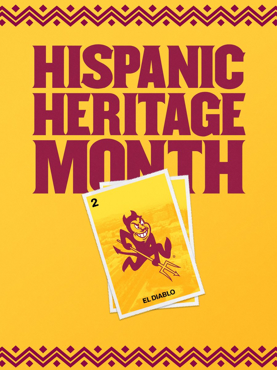 TheSunDevils's tweet photo. Happy Hispanic Heritage Month 🔱 https://t.co/weTRCJ8P3L