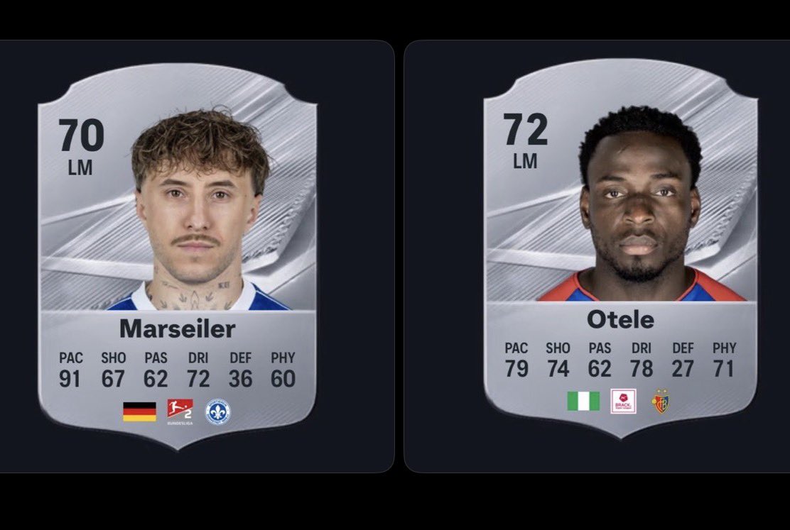 KillerFutCoins's tweet photo. π¨ CARDS IβM LOVING FOR EVOLUTIONS IN FC 27! π₯
π’ BUY: Under 500c πͺ
π΄ SELL: 3β5K π°
π Both of these cards have HUGE potential to cook! ππ₯
π° Donβt sleep on them!
#FC27 #FC27UltimateTeam #FUT27 #FC27Evolutions #FC27Trading https://t.co/mKWRGvkdlM