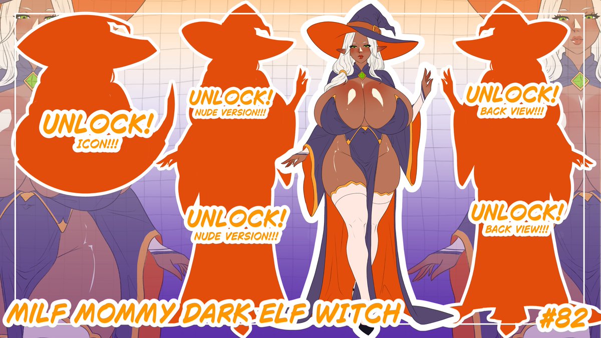 MilfstationArt's tweet photo. MILF MOMMY DARK ELF WITCH ADOPTABLE AVAILABLE https://t.co/GFSlxyTaIy