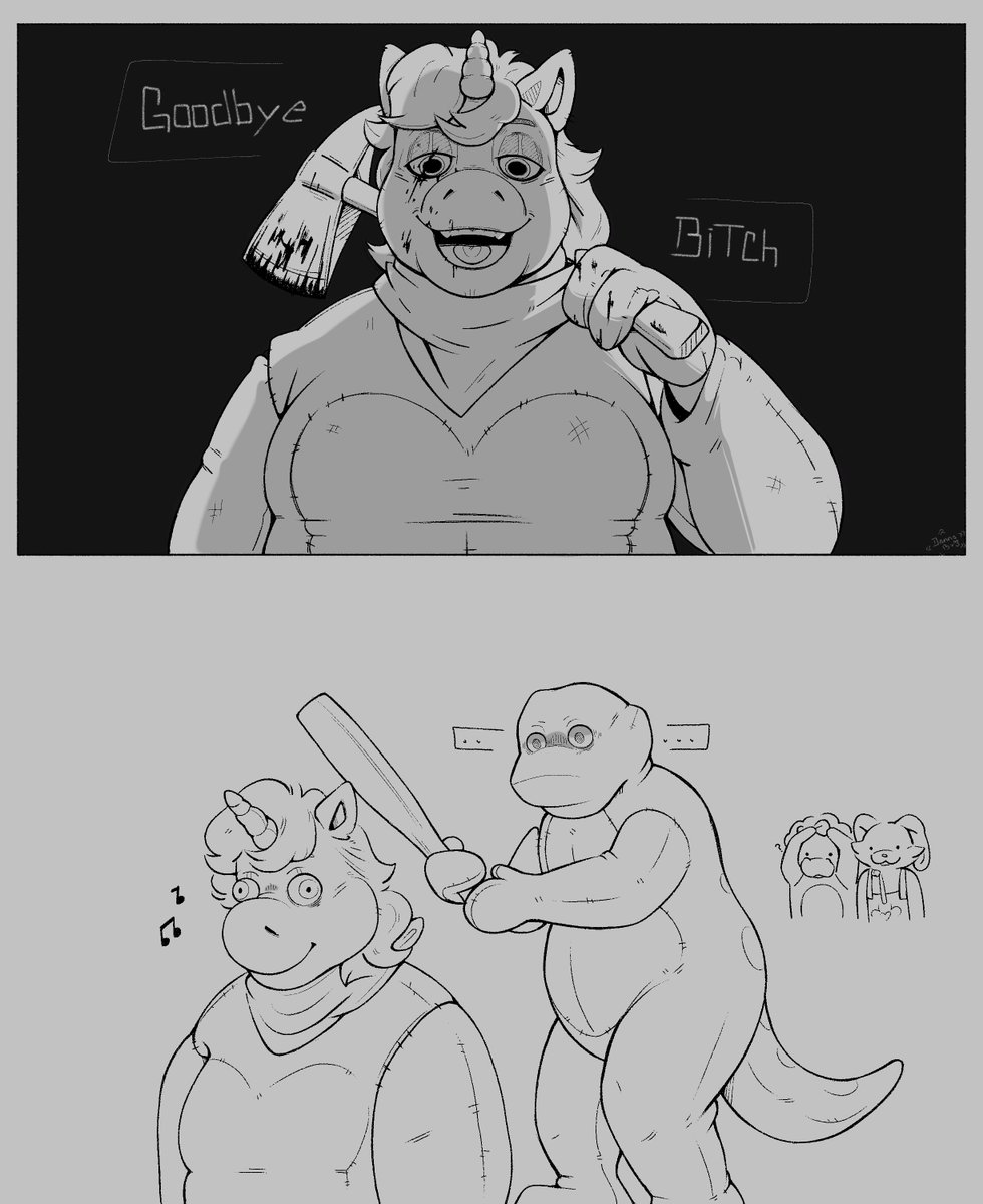 DannaBx_art's tweet photo. 🦄✌🏻

#buddytheunicorn #barney https://t.co/yB74E8yADK