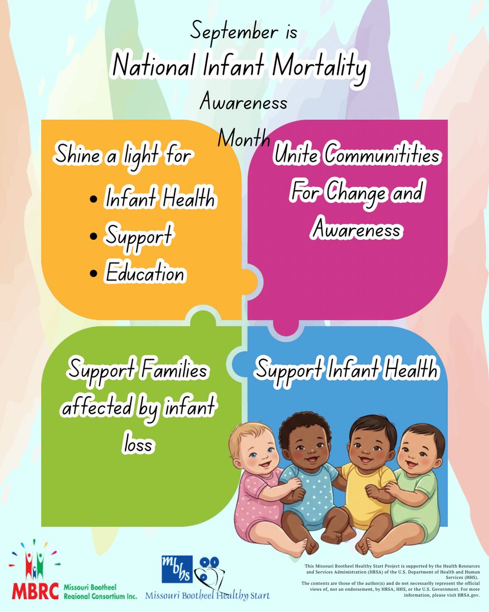 MBRC_INC's tweet photo. Every September, we shine a light on National Infant Mortality Awareness Month, it is a time to unite communities, support families, and the health of our youngest generation, our babies!
#InfantMortalityAwareness #HealthyBabies #MaternalHealth #CommunityCare https://t.co/Acd4oZ83FM
