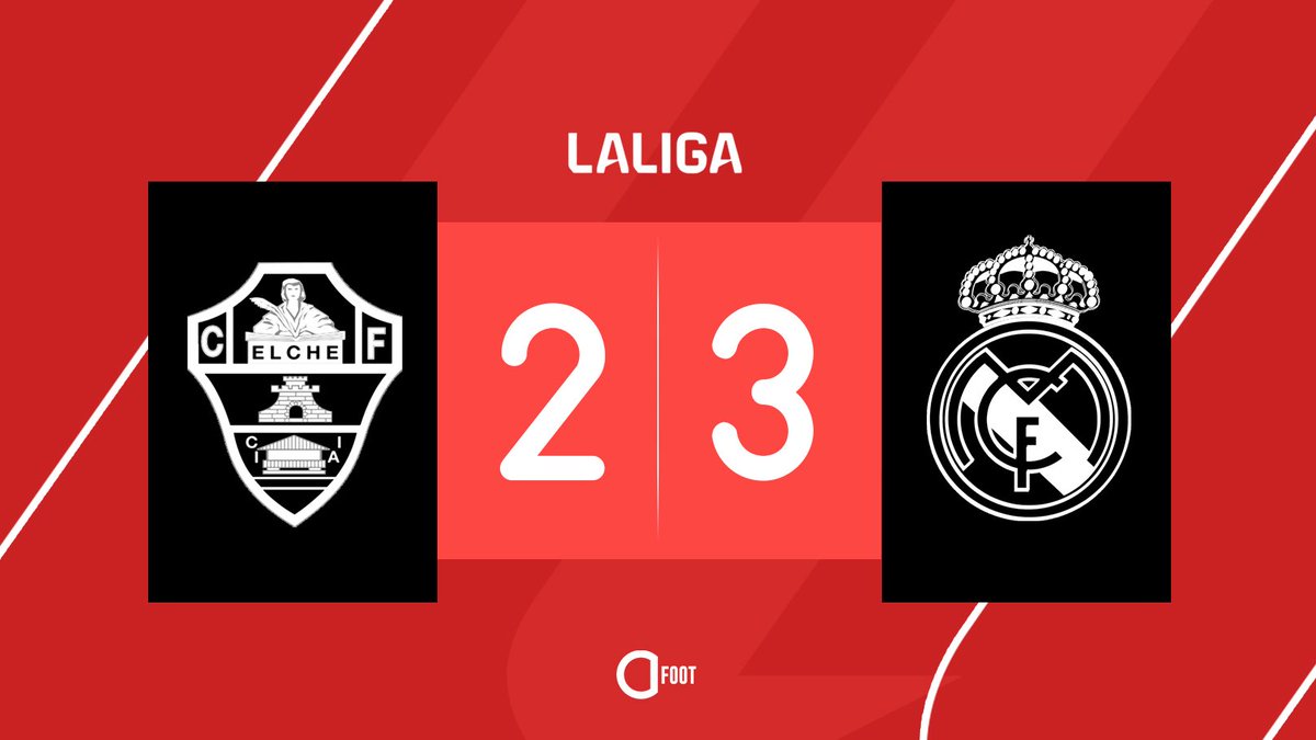 ActuFoot_'s tweet photo. ⚽️ BUUUUUUTTTT D´ESPI LE SAUVEURRRR !!! 🤍

ELCHE  2-3  REAL MADRID https://t.co/VeHYMeLw2a