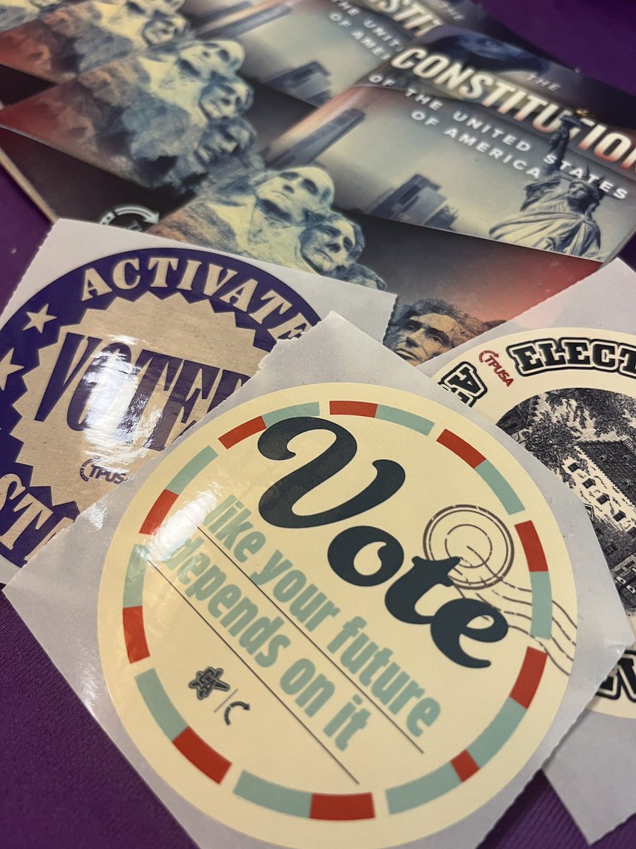 ruiz_ruby1776's tweet photo. Voter Registration Day is underway for @tpusastudents!!!! Are you registered? Check your status TODAY!! 🇺🇸

#vote #statuscheck #voterregday https://t.co/s6ZTFizy05