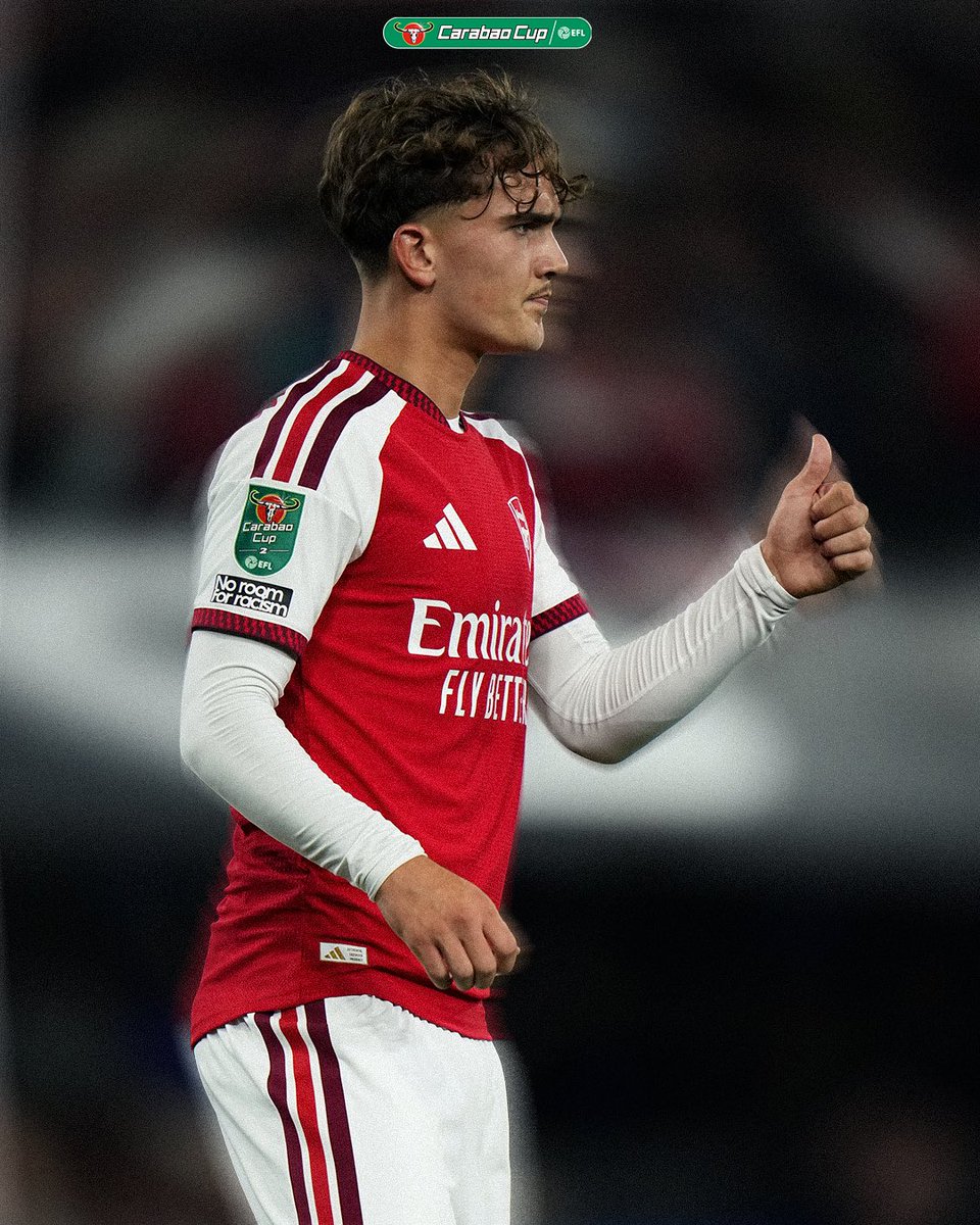 Carabao_Cup's tweet photo. Just 16 years old 🤯

A first career brace tonight for @Arsenal’s young star 💫

#EFL | #CarabaoCup https://t.co/nIedGSmnCw