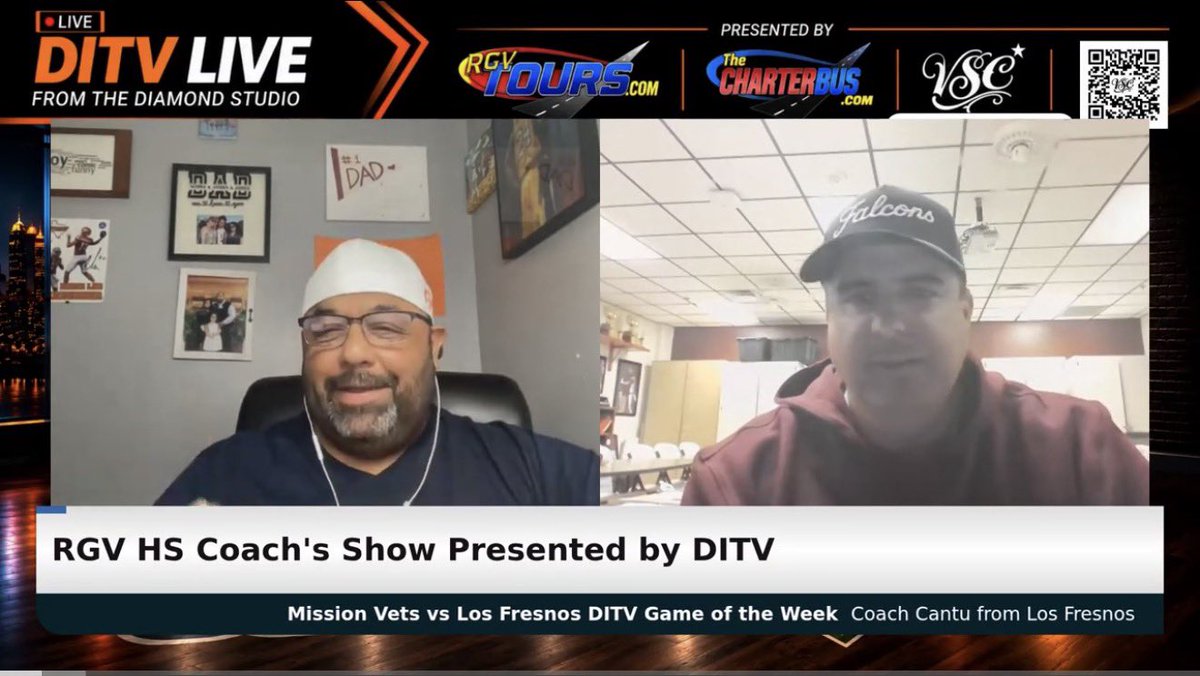 utrgvditv956's tweet photo. RGV High School Coaches Show Presented by DITV956: Los Fresnos Coach Cantu from Los Fresnos on the year so far and the matchup with Mission Vets.
Video π https://t.co/9Qxl9h3f1g
π΄βπ½956
#LosFresnos #RGVFootball #MissionVeterans #TexasHighSchoolFootball #DITV956
@EvanMcchesney10 @Team_McChesney @CoachRivas81