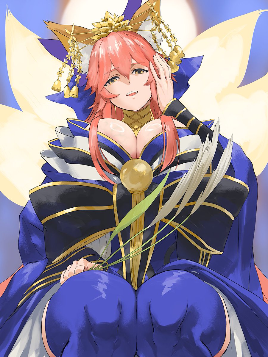 ProphecyCaster's tweet photo. "I will always be there for you! Your ever reliable Shrine Maiden Fox, Caster Tamamo-no-Mae, has now arrived!" https://t.co/DH3u5xr05q