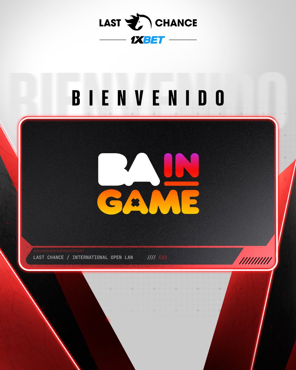 LastChance1xBET's tweet photo. 🏟️ SE JUEGA ACÁ

Obviamente no podía faltar @BAinGame, LAST CHANCE se juega en la casa de los esports 🇦🇷

#LASTCHANCE1XBET https://t.co/eQln4HIuf7