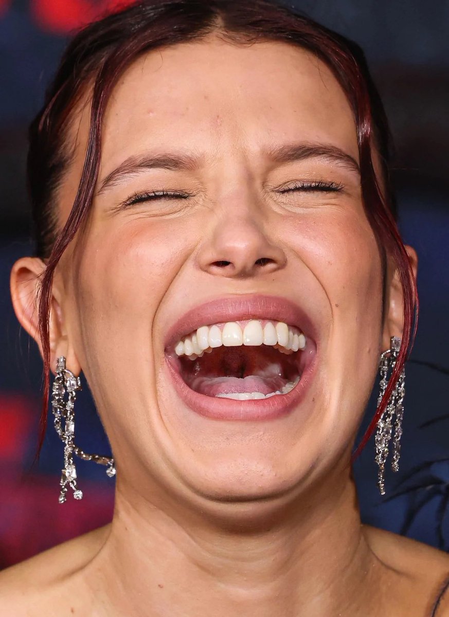 gooned4everr's tweet photo. Millie Bobby Brown’s expressive face leaves you no choice but to pull out your cock and pump away 🤤💦 https://t.co/35yMSh8cUl