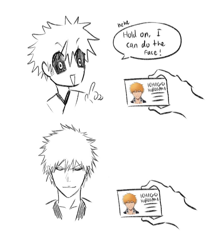 MYBEAUTIFULIAR's tweet photo. #bleach Zangetsu committing identity theft https://t.co/zuIB4IXi8G