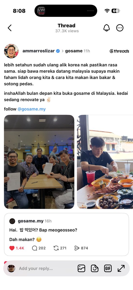 alwaysyoujmjk's tweet photo. OMG SO ITS REALLLLL GOSAME IS OPENING IN MALAYSIA SOONNN https://t.co/yx1zfqZ0gE