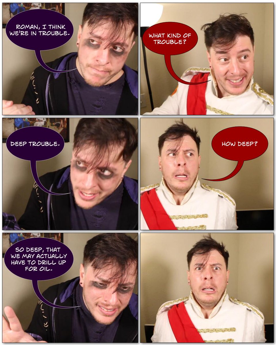 manbemel's tweet photo. We're in Trouble. From an incorrect quote.
#thomassanders #sanderssides #sanderssidesincorrectquote #sanderssidesphotocomic #virgilsanders #romansanders https://t.co/BcXKt9AOlT