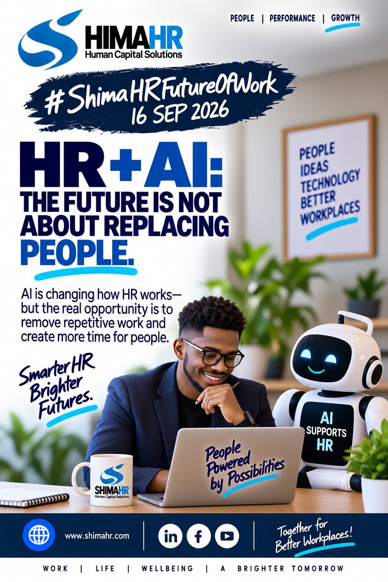 ShimahrLtd's tweet photo. https://t.co/zX2RKmIQtW
#ShimaHR #HRandAI #FutureOfWork #DigitalHR #HumanCapitalSolutions https://t.co/0gB9P0Zb2u