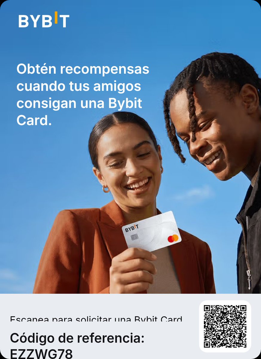 atconecte's tweet photo. Solicita una Bybit Card con mi enlace de referencia. Ganarás 10 USDT cuando cumplas los requisitos y yo ganaré 20 USDT. https://t.co/FFAsSOxRoT https://t.co/oplgJm3zhN